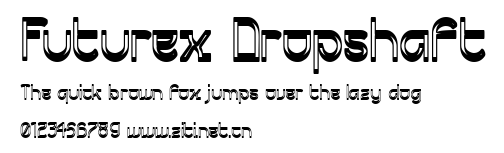Futurex Dropshaft.ttf字體轉換器圖片