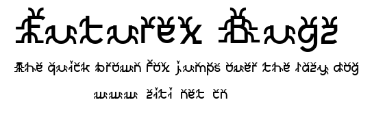 Futurex Bugz.ttf字體轉換器圖片