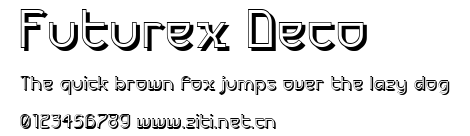 Futurex Deco.ttf字體轉換器圖片