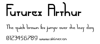 Futurex Arthur.ttf字體轉換器圖片