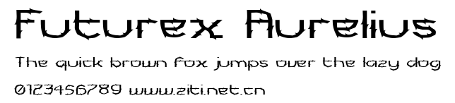 Futurex Aurelius.ttf字體轉換器圖片
