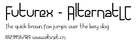 Futurex - AlternatLC.ttf字體轉換器圖片