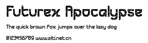 Futurex Apocalypse.ttf字體轉換器圖片