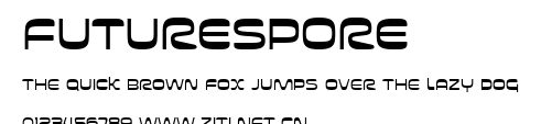 Futurespore.ttf字體轉換器圖片