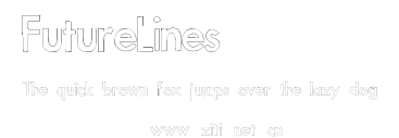 FutureLines.ttf字體轉換器圖片