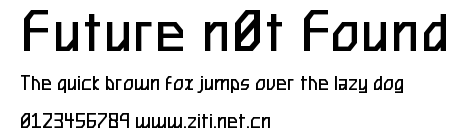 Future n0t Found.ttf字體轉換器圖片