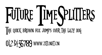 Future TimeSplitters.otf字體轉換器圖片
