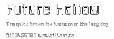 Future Hollow.ttf字體轉換器圖片