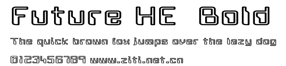 Future HE Bold.ttf字體轉換器圖片