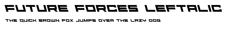 Future Forces Leftalic.ttf字體轉換器圖片