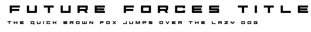 Future Forces Title.ttf字體轉換器圖片