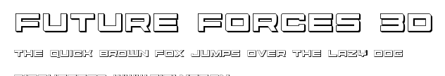 Future Forces 3D.ttf字體轉換器圖片