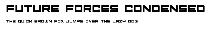 Future Forces Condensed.ttf字體轉換器圖片