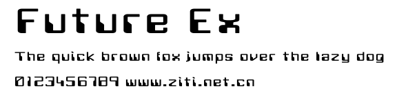 Future Ex.ttf字體轉換器圖片