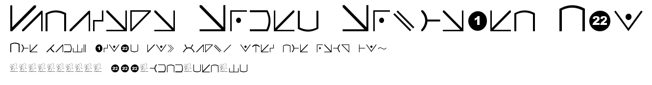 Futurama Alien Alphabet Two.ttf字體轉換器圖片