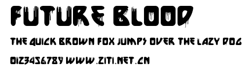 Future Blood.ttf字體轉換器圖片