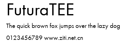 FuturaTEE.ttf字體轉換器圖片