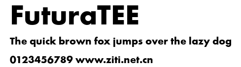 FuturaTEE.ttf字體轉換器圖片