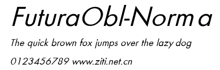 FuturaObl-Norma.ttf字體轉換器圖片