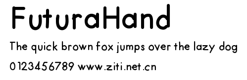 FuturaHand.ttf字體轉換器圖片
