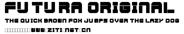 Futura Original.ttf字體轉換器圖片