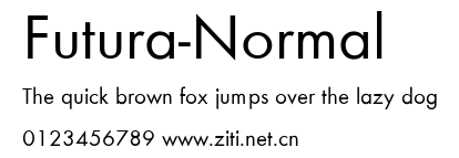 Futura-Normal.ttf字體轉換器圖片