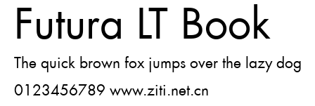 Futura LT Book.ttf字體轉換器圖片