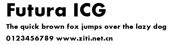 Futura ICG.ttf字體轉換器圖片