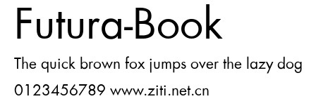 Futura-Book.ttf字體轉換器圖片