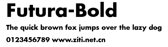 Futura-Bold.ttf字體轉換器圖片