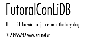 FutoralConLiDB.ttf字體轉換器圖片
