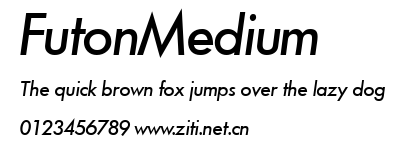 FutonMedium.ttf字體轉換器圖片