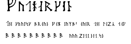 Futharken.ttf字體轉換器圖片