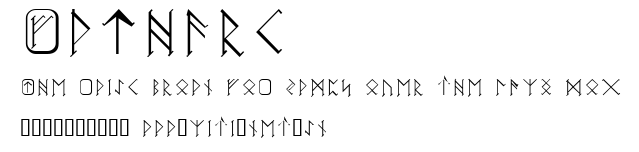 Futhark.ttf字體轉換器圖片