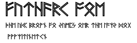 Futhark AOE.ttf字體轉換器圖片