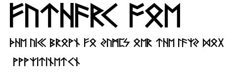 Futhark AOE.ttf字體轉換器圖片