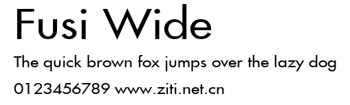Fusi Wide.ttf字體轉換器圖片