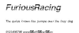 FuriousRacing.ttf字體轉換器圖片