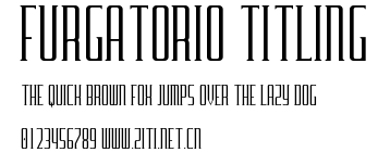 Furgatorio Titling.ttf字體轉換器圖片