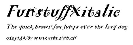 FunstuffXitalic.ttf字體轉換器圖片
