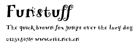 Funstuff.ttf字體轉換器圖片