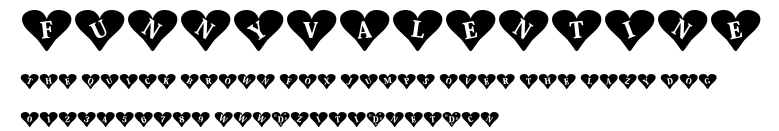 FunnyValentine.ttf字體轉換器圖片