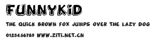 FunnyKid.ttf字體轉換器圖片