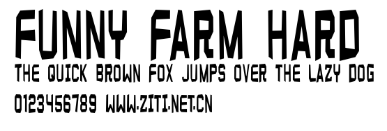 Funny farm hard.ttf字體轉換器圖片