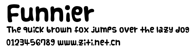 Funnier.ttf字體轉換器圖片