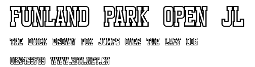 Funland Park Open JL.ttf字體轉換器圖片