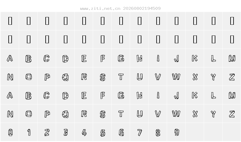 字符映射圖