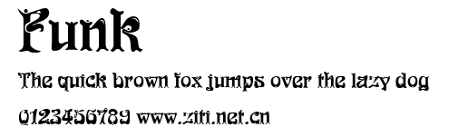 Funk.ttf字體轉換器圖片