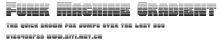 Funk Machine Gradient.ttf字體轉換器圖片