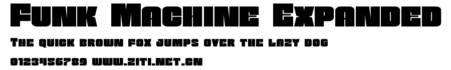 Funk Machine Expanded.ttf字體轉換器圖片